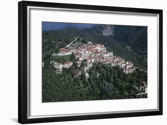 Italy, Lombardy, Varese, Sacro Monte, Aerial View-null-Framed Giclee Print