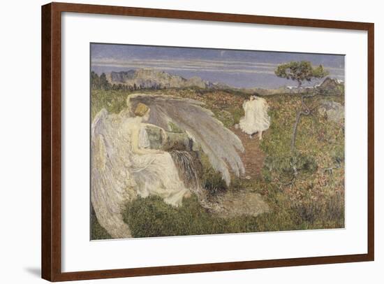 Italy, Love at the Fountain of Life, 1896-null-Framed Giclee Print