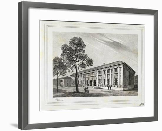 Italy, Mantua, Te Palace by Giuseppe Elena from Picturesque Lombardy Collection, 1836-null-Framed Giclee Print