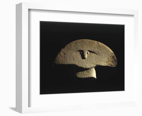 Italy, Massa Carrara, Verrucola Di Fivizzano, Stele-Statue of Lunigiana-null-Framed Giclee Print