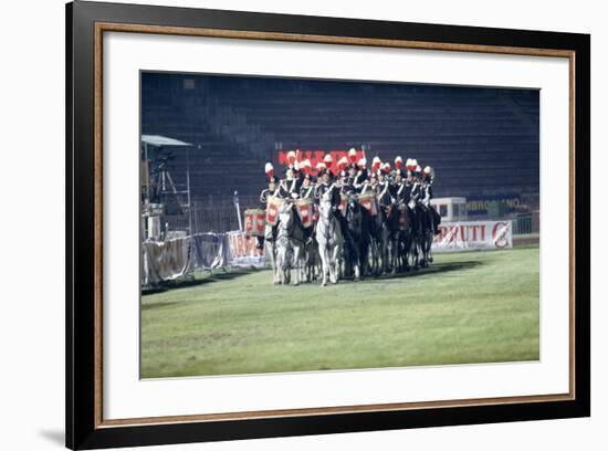 Italy, Milan, Arena Civica, Carousel of Military Police-null-Framed Giclee Print