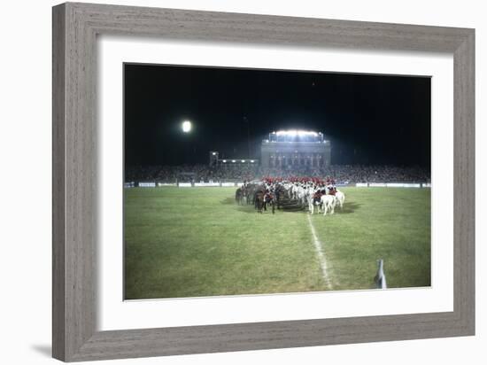 Italy, Milan, Arena Civica, Carousel of Military Police-null-Framed Giclee Print