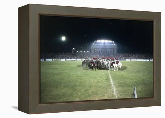 Italy, Milan, Arena Civica, Carousel of Military Police-null-Framed Premier Image Canvas