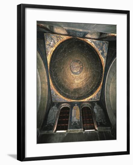 Italy, Milan Basilica of Sant'Ambrogio, San Vittore in Ciel D'Oro, Oratory, Mosaic Decorated Vault-null-Framed Giclee Print