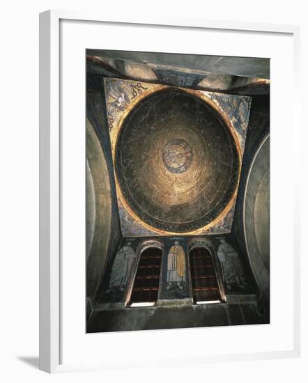 Italy, Milan Basilica of Sant'Ambrogio, San Vittore in Ciel D'Oro, Oratory, Mosaic Decorated Vault-null-Framed Giclee Print