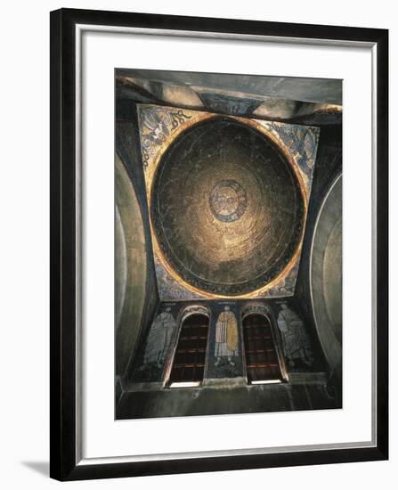 Italy, Milan Basilica of Sant'Ambrogio, San Vittore in Ciel D'Oro, Oratory, Mosaic Decorated Vault-null-Framed Giclee Print
