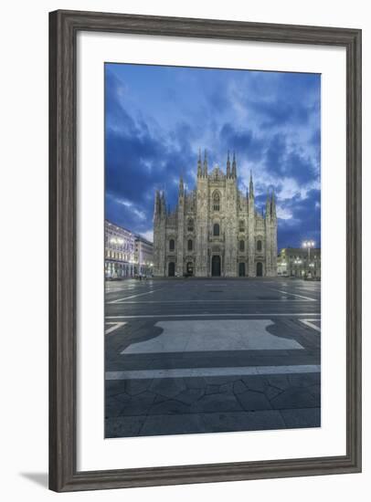 Italy, Milan, Cathedral Duomo di Milano at Dawn-Rob Tilley-Framed Photographic Print