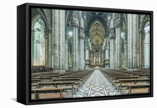 Italy, Milan, Cathedral Duomo di Milano Interior-Rob Tilley-Framed Premier Image Canvas