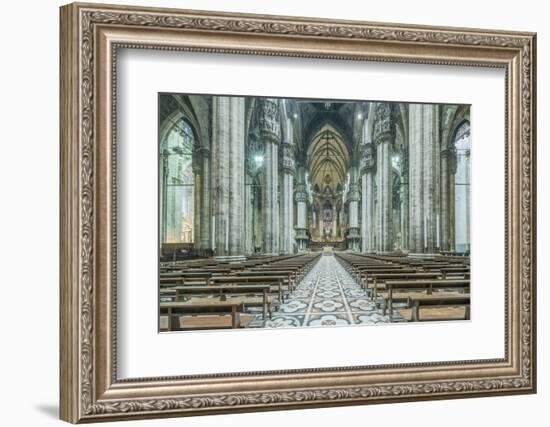 Italy, Milan, Cathedral Duomo di Milano Interior-Rob Tilley-Framed Photographic Print