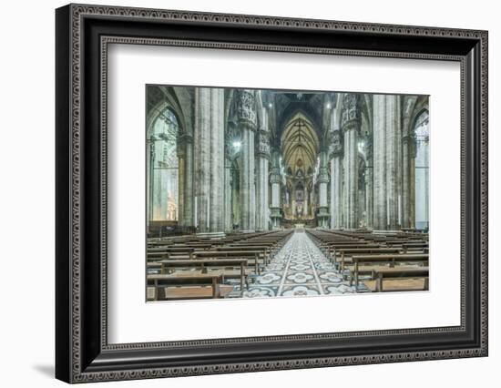 Italy, Milan, Cathedral Duomo di Milano Interior-Rob Tilley-Framed Photographic Print