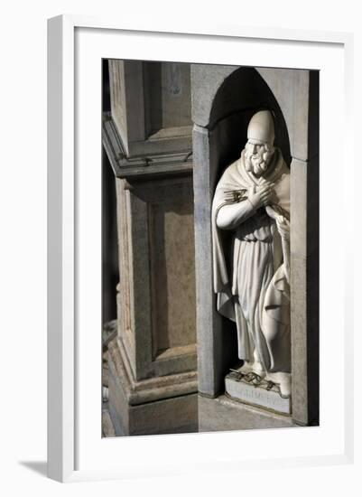 Italy, Milan, Cathedral, Gothic, Exterior, Detail, Façade-null-Framed Giclee Print