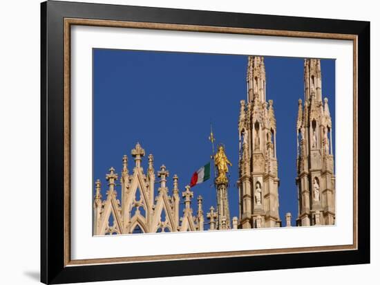 Italy. Milan Catheral. Madona Del Duomo, by Giuseppe Perego in 1774-null-Framed Giclee Print