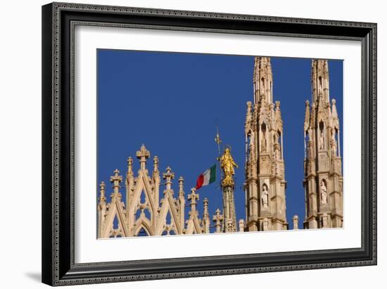 Italy. Milan Catheral. Madona Del Duomo, by Giuseppe Perego in 1774-null-Framed Giclee Print