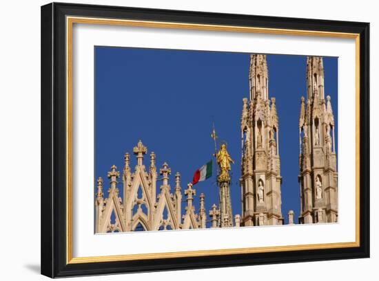 Italy. Milan Catheral. Madona Del Duomo, by Giuseppe Perego in 1774-null-Framed Giclee Print