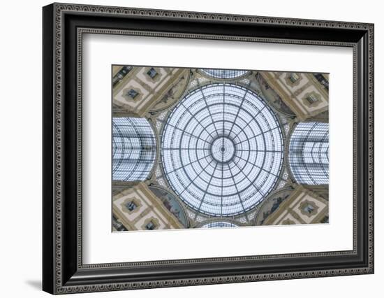 Italy, Milan, Galleria Vittorio Emanuele II Ceiling-Rob Tilley-Framed Photographic Print