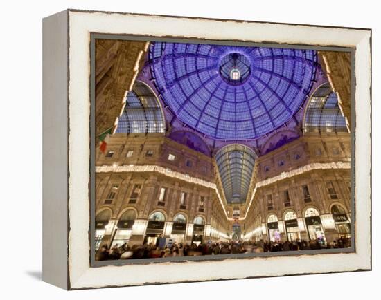 Italy, Milan, Galleria Vittorio Emanuele Ii-Michele Falzone-Framed Premier Image Canvas