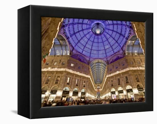 Italy, Milan, Galleria Vittorio Emanuele Ii-Michele Falzone-Framed Premier Image Canvas