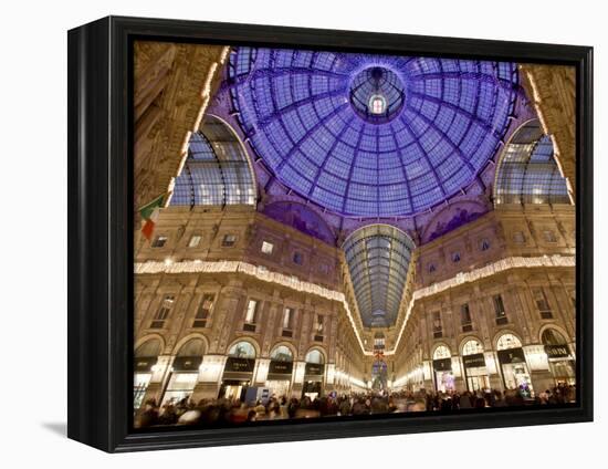 Italy, Milan, Galleria Vittorio Emanuele Ii-Michele Falzone-Framed Premier Image Canvas