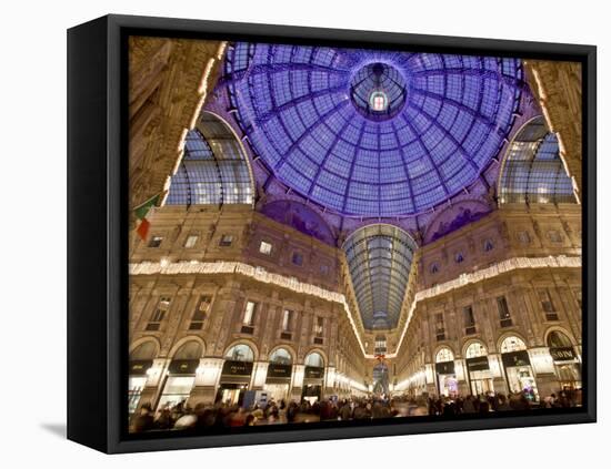 Italy, Milan, Galleria Vittorio Emanuele Ii-Michele Falzone-Framed Premier Image Canvas