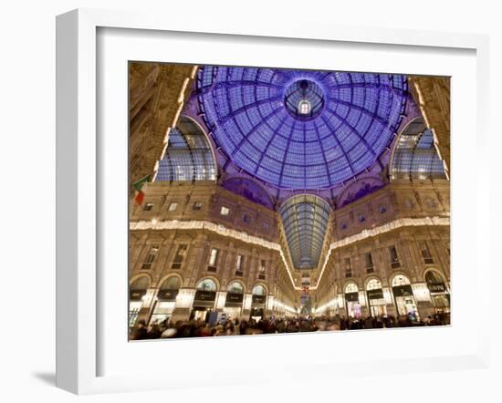 Italy, Milan, Galleria Vittorio Emanuele Ii-Michele Falzone-Framed Photographic Print