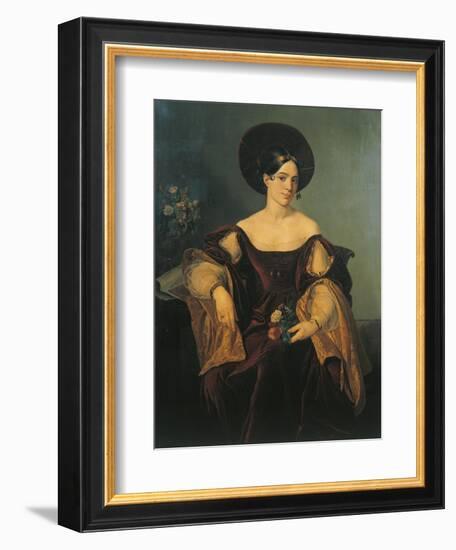 Italy, Milan, Portrait of French Mezzo-Soprano Maria Malibran-null-Framed Giclee Print