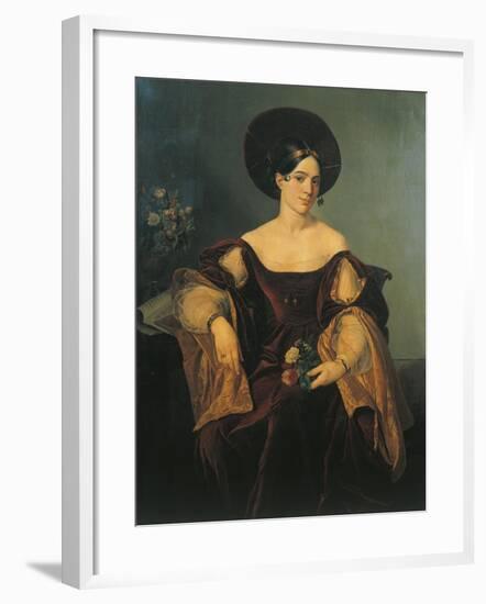 Italy, Milan, Portrait of French Mezzo-Soprano Maria Malibran-null-Framed Giclee Print