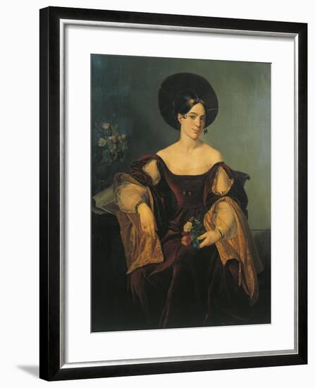 Italy, Milan, Portrait of French Mezzo-Soprano Maria Malibran-null-Framed Giclee Print