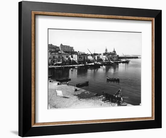 Italy, Naples, Pozzuoli, Panoramic View of City and Gulf-null-Framed Giclee Print