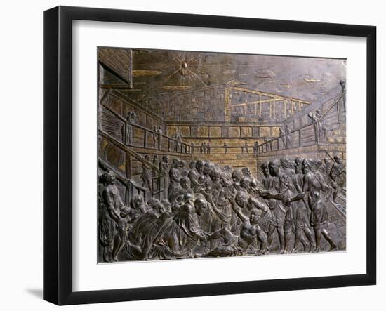 Italy, Padua, Basilica of Saint Anthony of Padua, St Anthony Heals Foot of Youth-Donatello-Framed Giclee Print