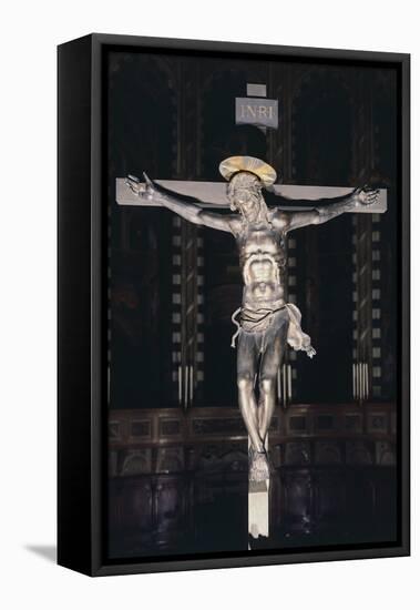 Italy, Padua, Basilica of St Anthony of Padua, Crucifix, 1444-1447-null-Framed Premier Image Canvas