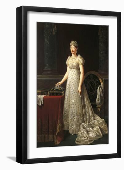 Italy, Parma, Portrait of Marie Louise of Austria, Duchess of Parma, Piacenza and Guastalla-null-Framed Giclee Print