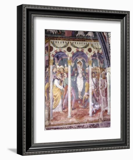 Italy, Piedmont Region, Serralunga Di Crea in Chapel at Basilica of Santa Maria Assunta-null-Framed Giclee Print