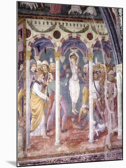 Italy, Piedmont Region, Serralunga Di Crea in Chapel at Basilica of Santa Maria Assunta-null-Mounted Giclee Print