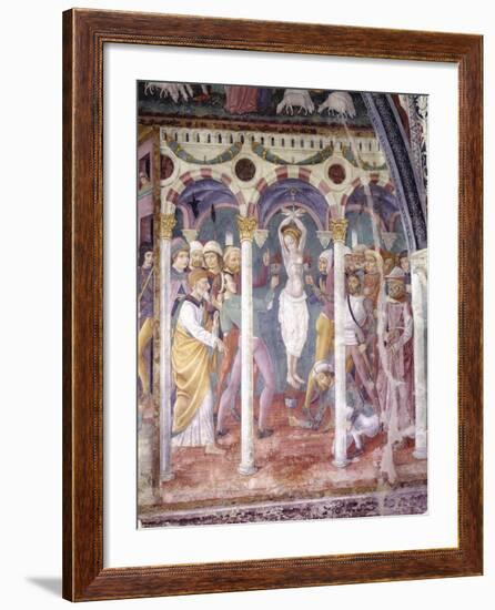 Italy, Piedmont Region, Serralunga Di Crea in Chapel at Basilica of Santa Maria Assunta-null-Framed Giclee Print