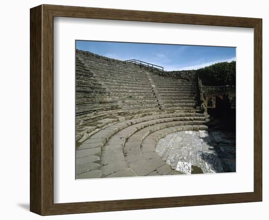 Italy, Pompeii, Small Theatre or Odeon, 1st Century B.C.-null-Framed Giclee Print