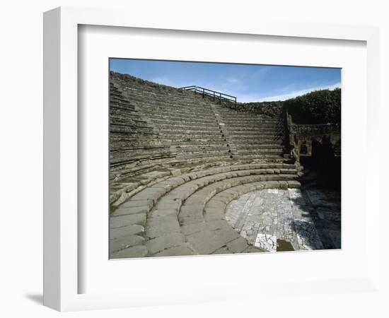 Italy, Pompeii, Small Theatre or Odeon, 1st Century B.C.-null-Framed Giclee Print