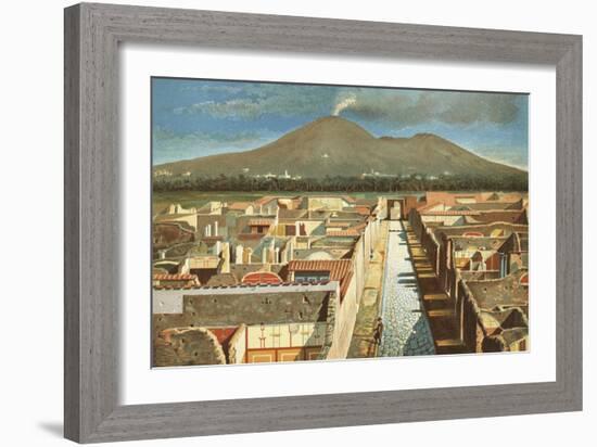 Italy, Pompeii, View of Insula, Volume IV, Supplement, Table Xl-Fausto and Felice Niccolini-Framed Giclee Print