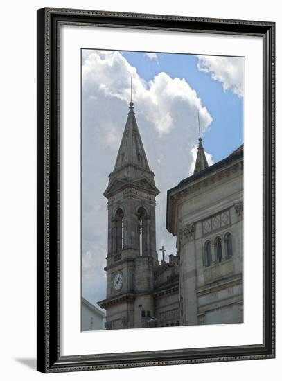 Italy, Puglia, Le Murge, Alberobello, Church of Saints Cosmas and Damian-null-Framed Giclee Print