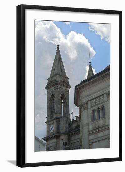 Italy, Puglia, Le Murge, Alberobello, Church of Saints Cosmas and Damian-null-Framed Giclee Print