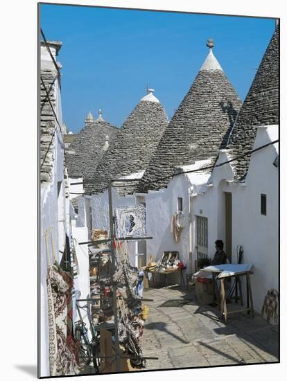 Italy, Puglia Region, Bari Province, Alberobello, Le Murge, Trulli Buildings-null-Mounted Giclee Print