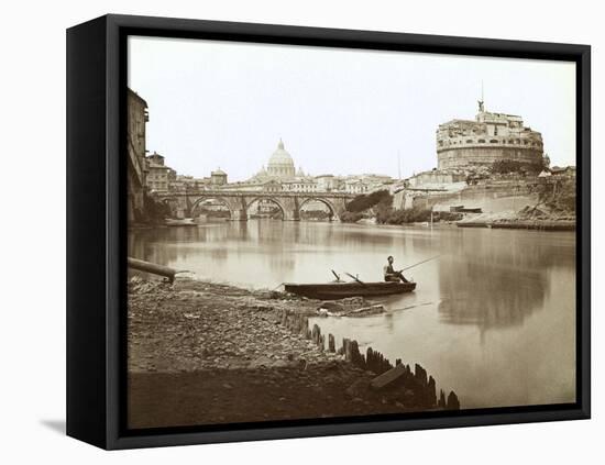 Italy Rome Castel-null-Framed Premier Image Canvas