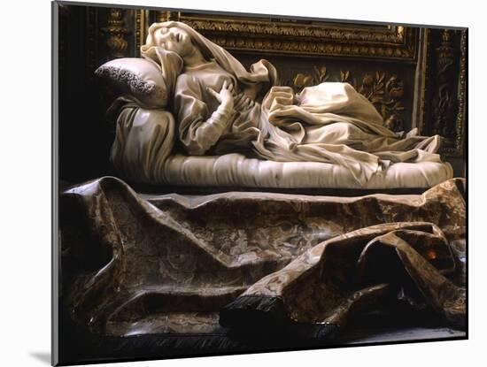 Italy, Rome, Church of San Francesco Ripa, Blessed Ludovica Albertoni, 1671-1674-Gian Lorenzo Bernini-Mounted Giclee Print