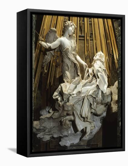 Italy, Rome, Church of Santa Maria Della Vittoria, Ecstasy of St Teresa of Avila, 1647-1652-Gian Lorenzo Bernini-Framed Premier Image Canvas