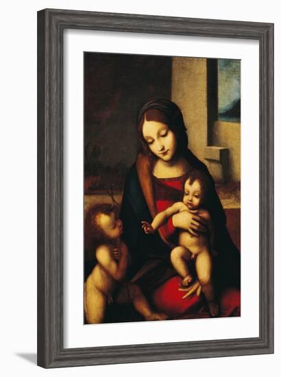 Italy, Rome, Madonna and Child with the Infant Saint John-null-Framed Giclee Print