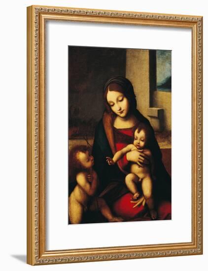 Italy, Rome, Madonna and Child with the Infant Saint John-null-Framed Giclee Print