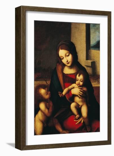 Italy, Rome, Madonna and Child with the Infant Saint John-null-Framed Giclee Print