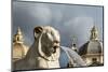 Italy, Rome. Piazza del Popolo, Fontana dei Leoni (Fountain of Lions), by Giuseppe Valadier (1828).-Alison Jones-Mounted Photographic Print