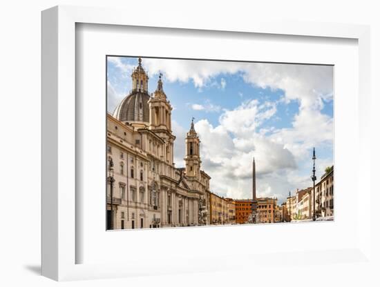 Italy, Rome. Piazza Navona, looking north.-Alison Jones-Framed Photographic Print