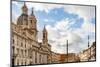 Italy, Rome. Piazza Navona, looking north.-Alison Jones-Mounted Photographic Print