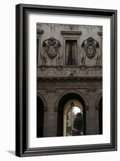 Italy, Rome, Spada's Palace-Francesco Borromini-Framed Giclee Print